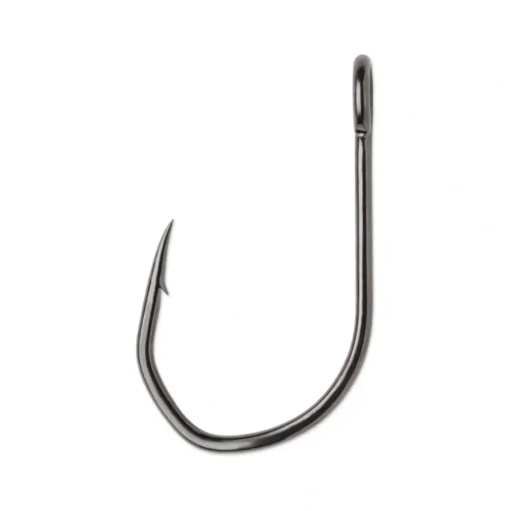 VMC TechSet Siwash Open Eye Hook, Size 1, Coastal Black, Short Shank - Your Premium Fishing Gear Store Rods Lines Baits Accessories^ Best Sale