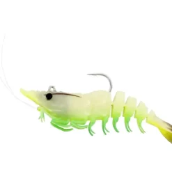 Westin Salty the Shrimp Pearl Chartreuse 4" - Your Premium Fishing Gear Store Rods Lines Baits Accessories^ Outlet