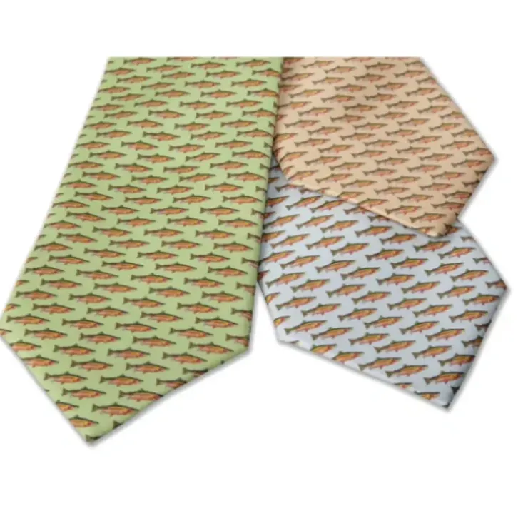Winston Trout School Silk Tie - Your Premium Fishing Gear Store Rods Lines Baits Accessories^ Best