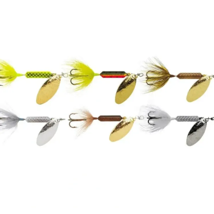Wordens 225-Y349 Rooster Tail In-Line Spinner 6 Pak, Sz 1/16oz, - Your Premium Fishing Gear Store Rods Lines Baits Accessories^ Sale