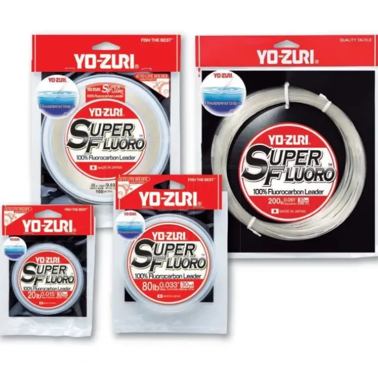 Yo-Zuri SuperFluoro 100% Fluorocarbon Leader (Clear, 4lb-300lb, 30/100yd) - Your Premium Fishing Gear Store Rods Lines Baits Accessories^ Cheap